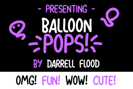 Balloon Pops font